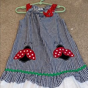 Toddler ladybug dress